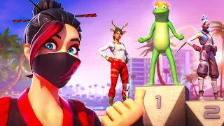 CONCOURS D'AURA avec des ABONNÉS sur FORTNITE 🗿 (Mon Nouveau Concept 😍)