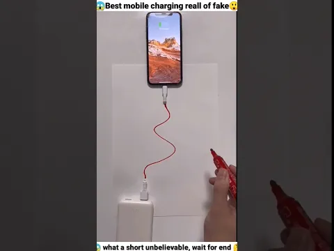 😱Best mobile charging with marker😲 unbelievable#youtubeshor@MrBeast@MrMaxLife @MRINDIANHACKER