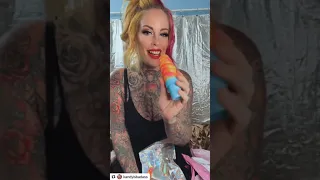 Check Out Beautiful Tattoo Model & TABU Tattoo Magazine Cover Model Kandy K - @kandyisbadass