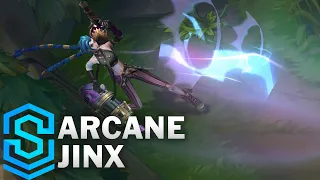 Arcane Jinx Skin Spotlight - Pre-Release - League of Legends