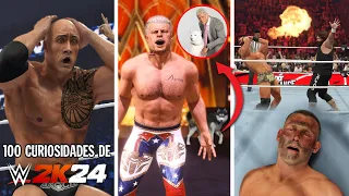 100 CURIOSIDADES del WWE 2K24