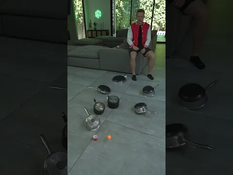 Ping Pong Trick Shot!
