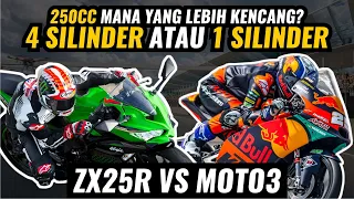 ZX25R VS Motor Moto3 Mana Lebih Kencang? 250cc 4 Silinder VS 1 Silinder