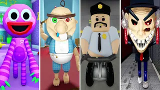 ESCAPE MR SMILEY'S DAYCARE! Obby, BABY BOBBY'S DAYCARE, SIR SCARY'S MANSION, LARRY'S PRISON ESCAPE