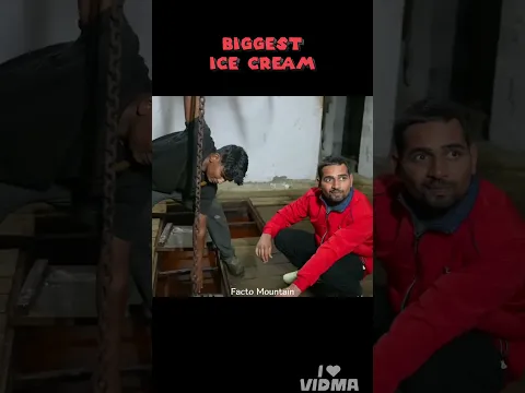 we made world's biggest ice cream 😱 #europe #shorts #icecream