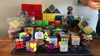 Rubik’s cube collection worth around $3000