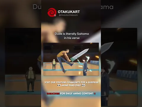 Dude is literally Saitama in his verse #anime #shorts #animememes #animeedit