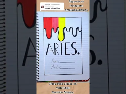 Portada de Artes 🎨 👀  #shorts