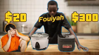 Uncle ridge $300 rice cooker vs $20 rice cooker