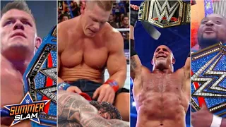 WWE Summerslam 2021 -John Cena Wins Universal Championship | Goldberg Wins WWE Title | Brock Returns