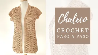 Cómo tejer chaleco a crochet fácil | Tutorial paso a paso