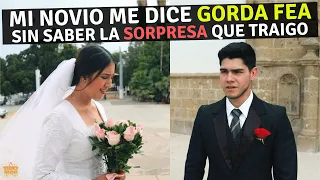 Mi novio me dice gorda sin saber la sorpresa que traigo.