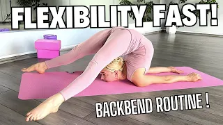 Unlock Extreme Flexibility FAST! Back Fold & Deep Backbend Routine (4K)