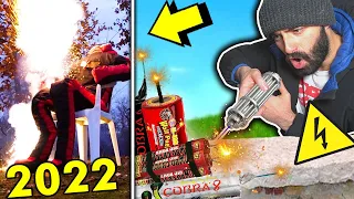 PETARDI POTENTI Vs MANICHINO ANTIPROIETTILE *Esperimento Capodanno 2022*