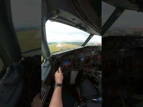 Landing in Lviv Airport Pilot Eye Camera #Shorts