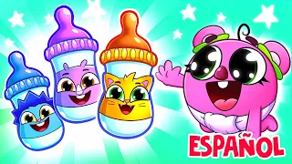 Canción del biberón 🍼😿 | Divertidas canciones y rimas para niños 😻🐨🐰🦁 por Baby Zoo Español