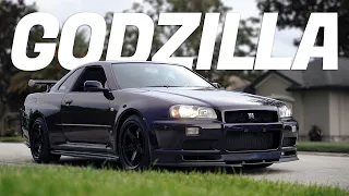O CARRO MAIS RARO QUE JÁ MEXI! NISSAN SKYLINE R34 V-SPEC MIDNIGHT PURPLE II.