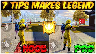 7 Tips To Improve🔥Your Gameplay In Free Fire | PRO Player कैसे बने ?