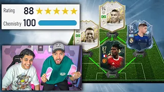 Wer bekommt WACHSSTREIFEN vs HamedLoco 🔥🔥 FUT DRAFT CHALLENGE FIFA 22 !!