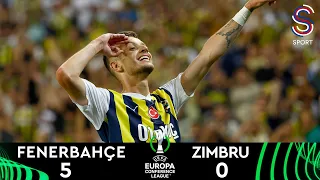 Fenerbahçe 5-0 Zimbru | Avrupa Konferans Ligi - Eleme Turu İlk Maçı