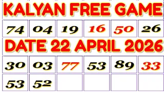 Kalyan Free Game Date 22_04_2026