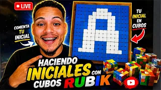 Haciendo INICIALES con CUBOS de RUBIK
