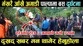 आँखै अगाडि बाट खस्यो बस खद खबर मन थामेर हीर्नुहोला ll Palpa new