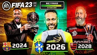 Simulei a carreira do NEYMAR até APOSENTADORIA! FIFA 23