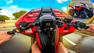 COMPREI UM QUADRICICLO HONDA FOURTRAX 4X4!