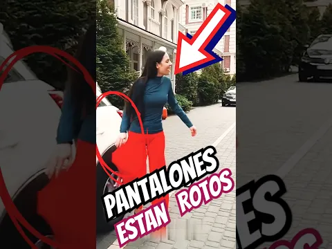 ¡Sus pantalones están ROTOS ! 😱🤬👖