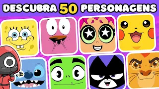 ⏰ DESCUBRA 50 PERSONAGENS EM 10 SEGUNDOS! | 🧽 Bob Esponja | 🦁 O Rei Leão | ⚡️Pikachu | #quiz