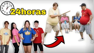 24 HORAS SENDO IDOSOS! *Deu briga! 