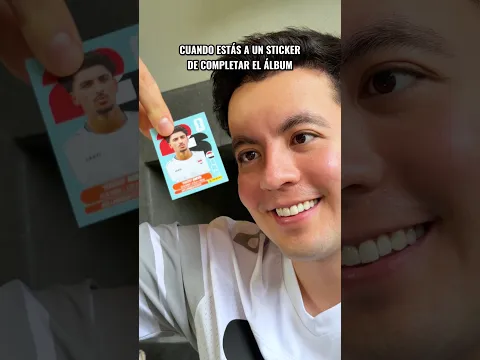 Me falta 1 sticker para llenar el Álbum 🥴😬🫠