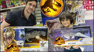 CAÇANDO BRINQUEDOS DO JURASSIC WORLD DOMÍNIO