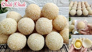 CARA MUDAH MEMBUAT ONDE ONDE KACANG HIJAU ANTI MELETUS KENYAL LEMBUT DAN KOKOH | 100% ANTI GAGAL ‼️