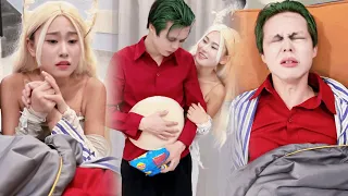 Oh my god! The Joker is pregnant? What the hell is going on! #Joker#Angel#Harley Quinn