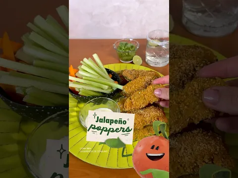 Elige Del Fuerte® y ármate estos Jalapeño Poppers en un dos por tres.😋🍅🌶️