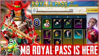🔥MONTH 8 ROYAL PASS 1 TO 50 REWARDS 🔥 M8 ROYAL PASS 🔥 1 TO 50 RP | BGMI & PUBG MOBILE M7 ROYAL PASS