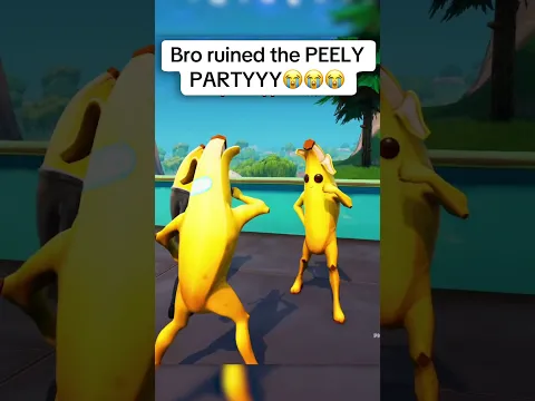 Bro ruined the peely party!