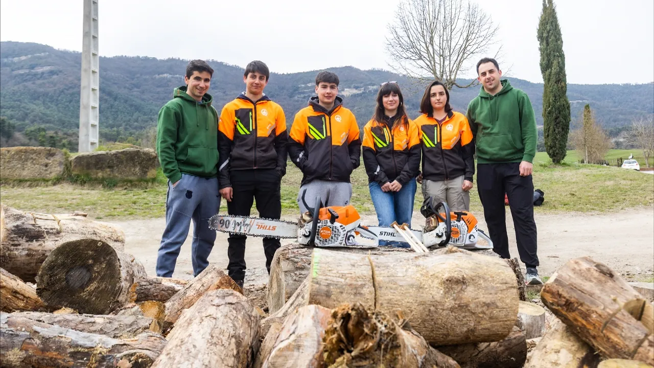 Alumnes de l’escola EFA Quintanes tornen amb medalles del Campionat Forestal Nacional d’Estudiants