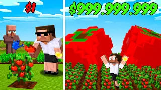 From Poor to Rich in Garden Civilization in Minecraft..