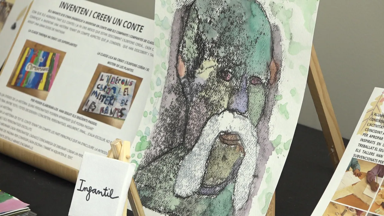 Alumnes de l’Escola Ildefons Cerdà exposen al Palau dels Comtes una mostra sobre l’obra de Cerdà