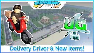Restaurant Tycoon 2 CODES Delivery Driver Update 2021 + NEW EXCLUSIVE ITEMS!