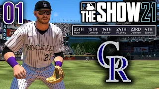 MLB The Show 21 Franchise | Ep.1 - The Rock Bottom Rockies Rebuild Begins