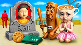 ايه اللى حصل لعروسة سكويد جيم ؟ سكويد جيم مقابل ايتاليان برين روت !