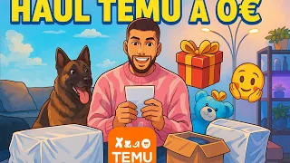 Haul Temu avec Nino 🐕🎁 Des articles à 0€ 🤯🛍️