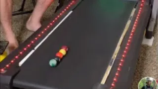 Treadmill Pool Ball Racing