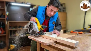 Como Hacer "GUIA Para SIERRA CIRCULAR" De MADERA Fácil #DIY - Luis Lovon