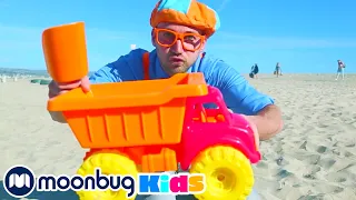 BLIPPI | Aprendendo Cores e Números na Praia! | Vídeos Educativos | Vídeos para Crianças