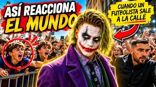 Así reacciona el mundo cuando un futbolista sale a la calle